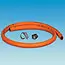 Orange Gas Hose Assembly image 1