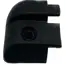 Polyplastic Black hinge bar end cap L/H image 1
