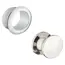 Push Button & Rose Polished Chrome image 1