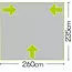 Quest Falcon Air 260 Caravan Awning  - Mid Grey for 2025 image 7