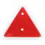 White Edged Triangle Reflector image 1
