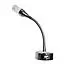 Silver Flexi Spotlight with USB Port (12V / 1W / Warm White / IP20) image 1