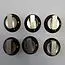 Spares kit two piece knobs satin 6 pck image 1