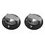 Thetford/Spinflo set of 2 knobs- chrome image 1