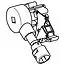 Thule Omnistor 6002 LH End Plate + Gear Assembly image 4