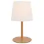 Travellife Elin Table Lamp – Wood Effect image 1
