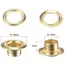 W4 Brass Eyelets 3/8" (9.5mm) image 3