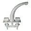 Whale Elegance long spout mixer tap - White image 2