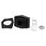 Zadi Rectangular Push Lock in Black image 1